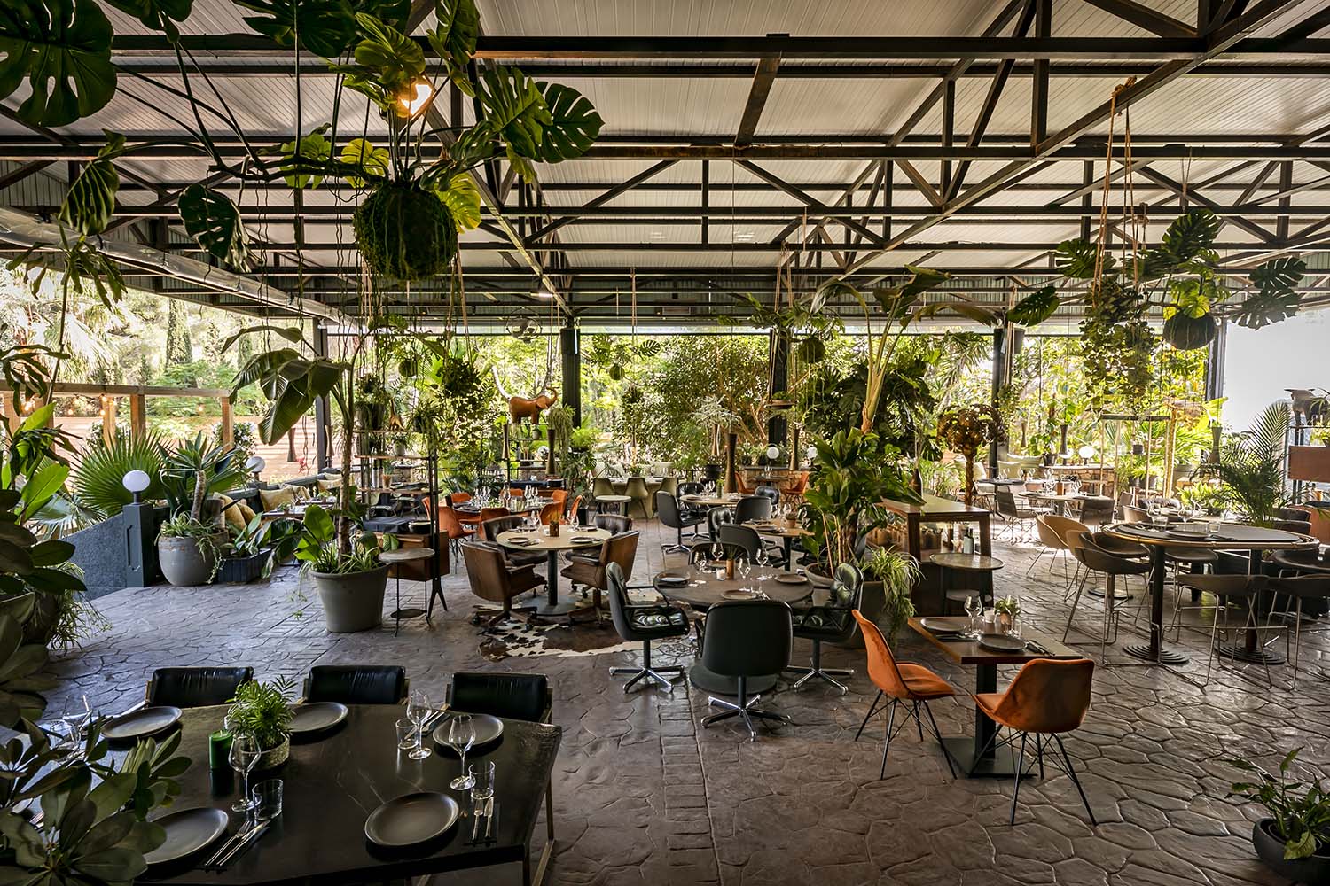 House of WOW Ibiza Santa Gertrudis Restaurant Garden