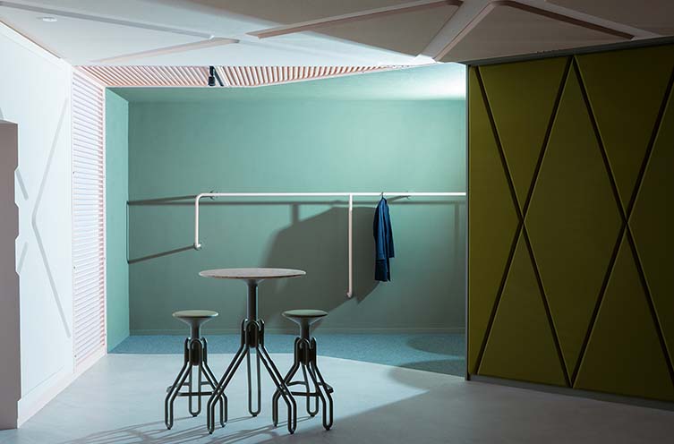 XYZ Lounge Ghent, Zebrastraat Gent Cultural Venue Design by Didier Faustino