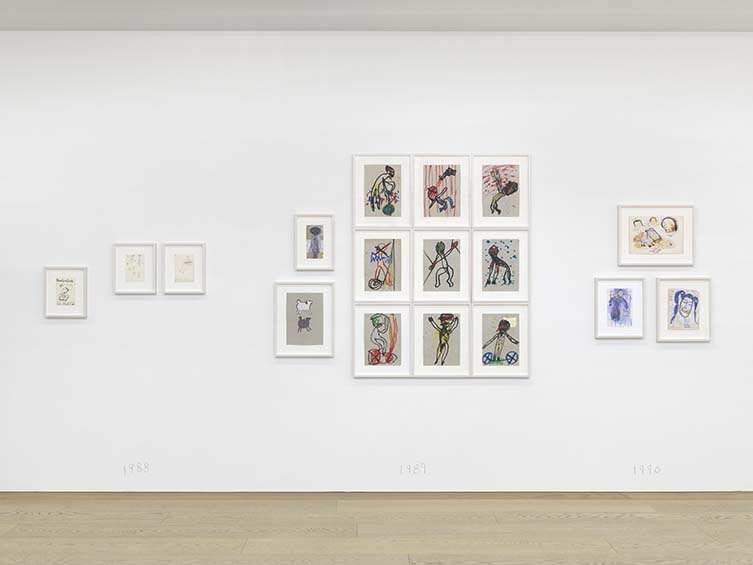 Installation Views, Yoshitomo Nara: The Bootleg Drawings 1988–2023