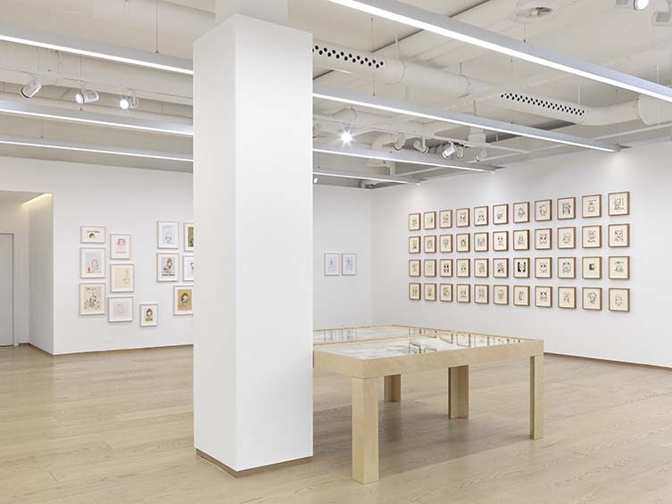 Installation Views, Yoshitomo Nara: The Bootleg Drawings 1988–2023