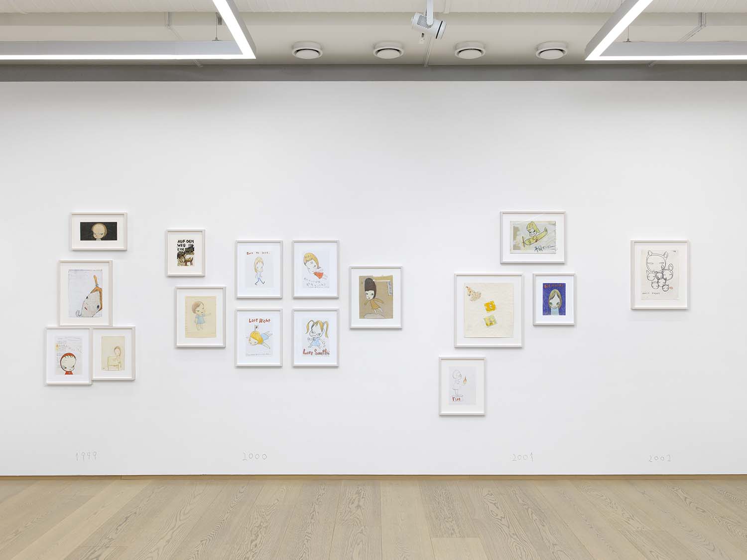 Installation Views, Yoshitomo Nara: The Bootleg Drawings 1988–2023