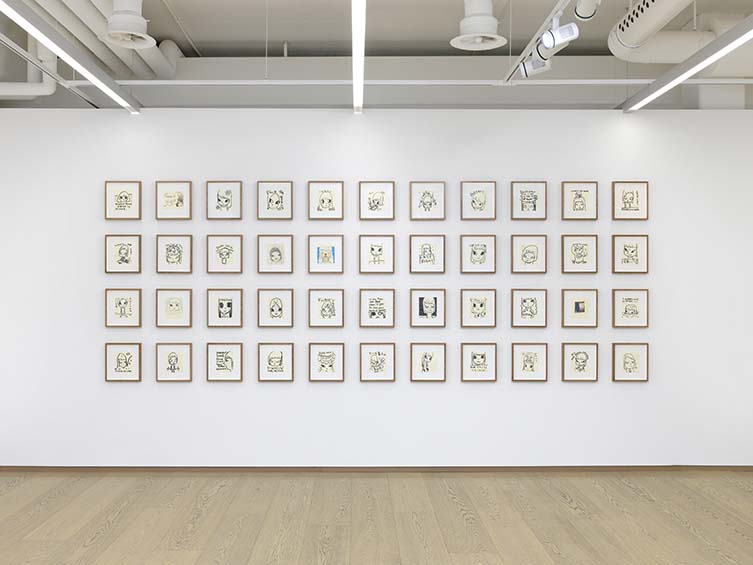 Installation Views, Yoshitomo Nara: The Bootleg Drawings 1988–2023